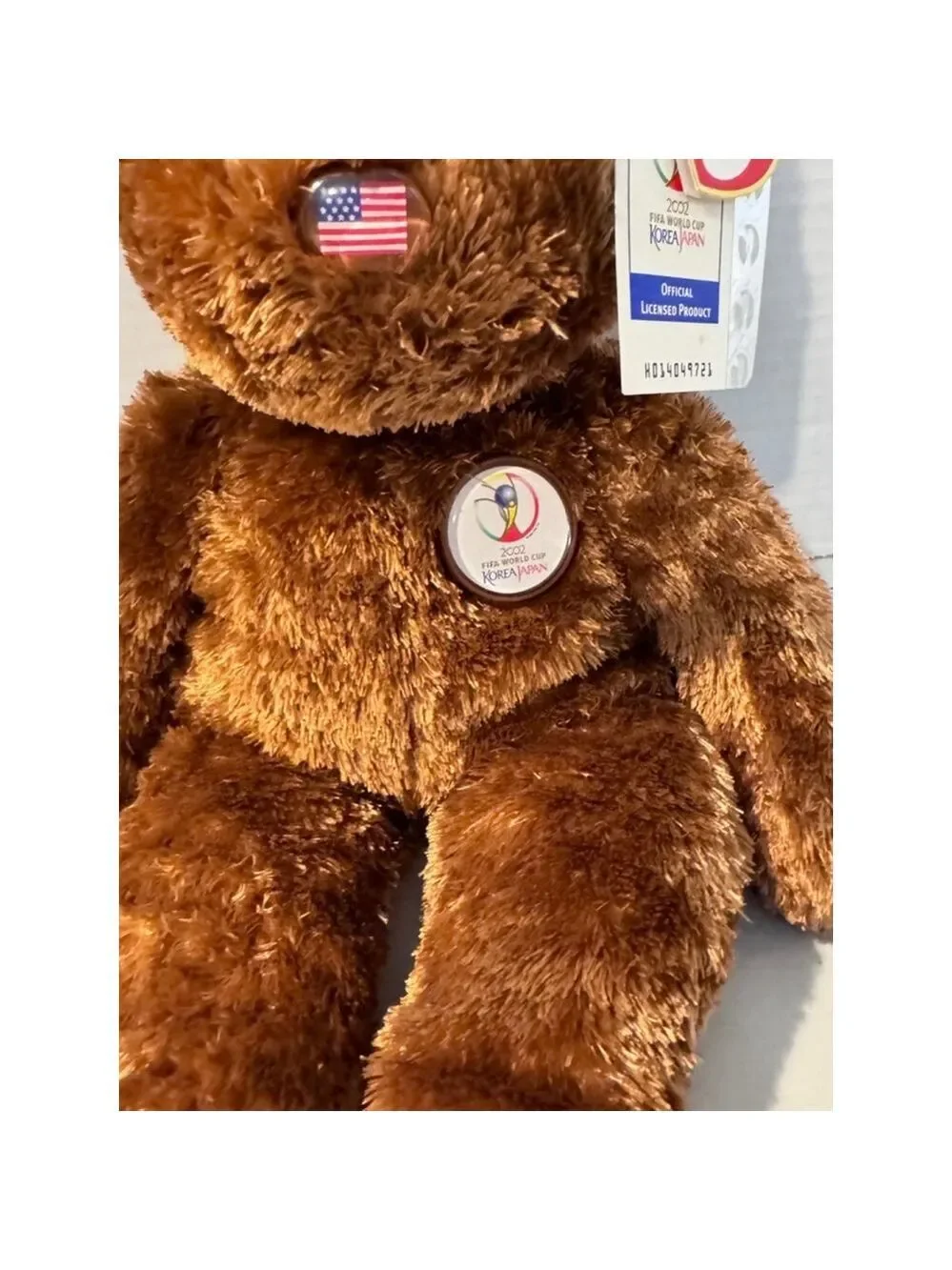 Ty Beanie Buddy Champion FIFA Brown Plush Toy One Size